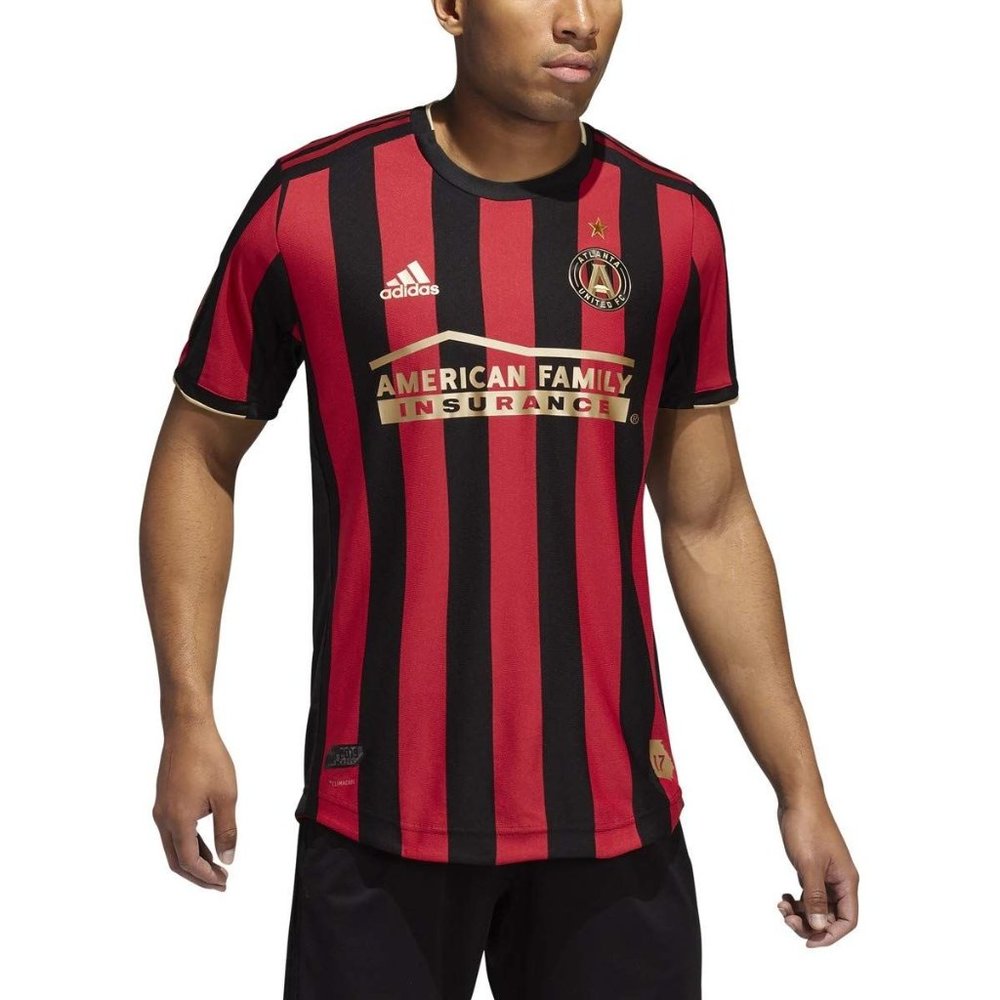 Adidas Climacool Men's Atlanta United FC Soccer Football Jersey Red/Black Sz 3XL